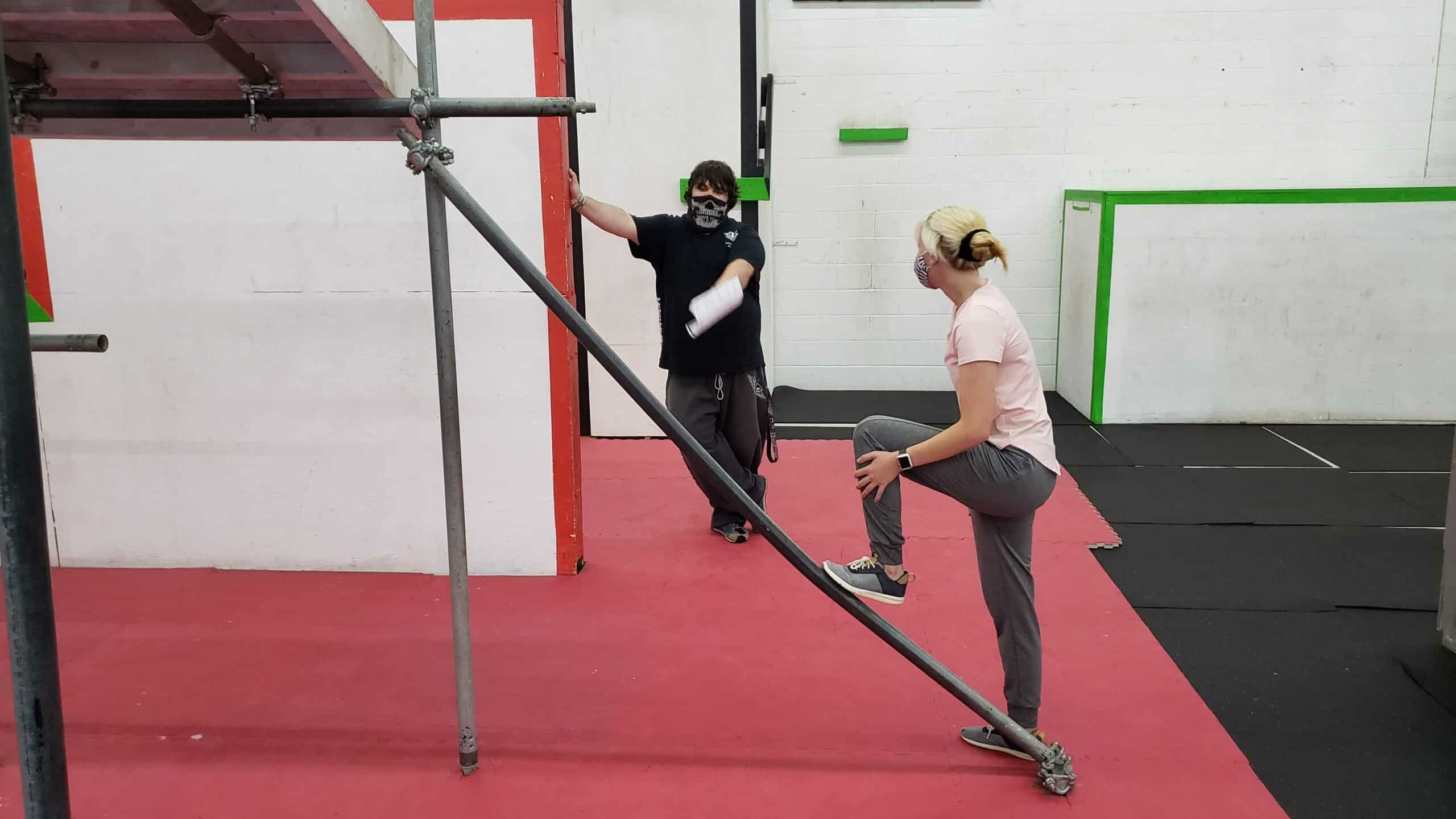 Parkour Freerunning Advancement Test Tap Swing