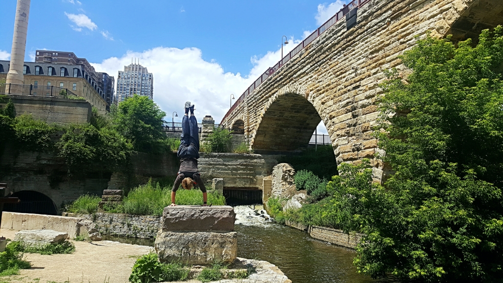 You can’t teach the best Parkour classes in the Twin Cities without handstands!